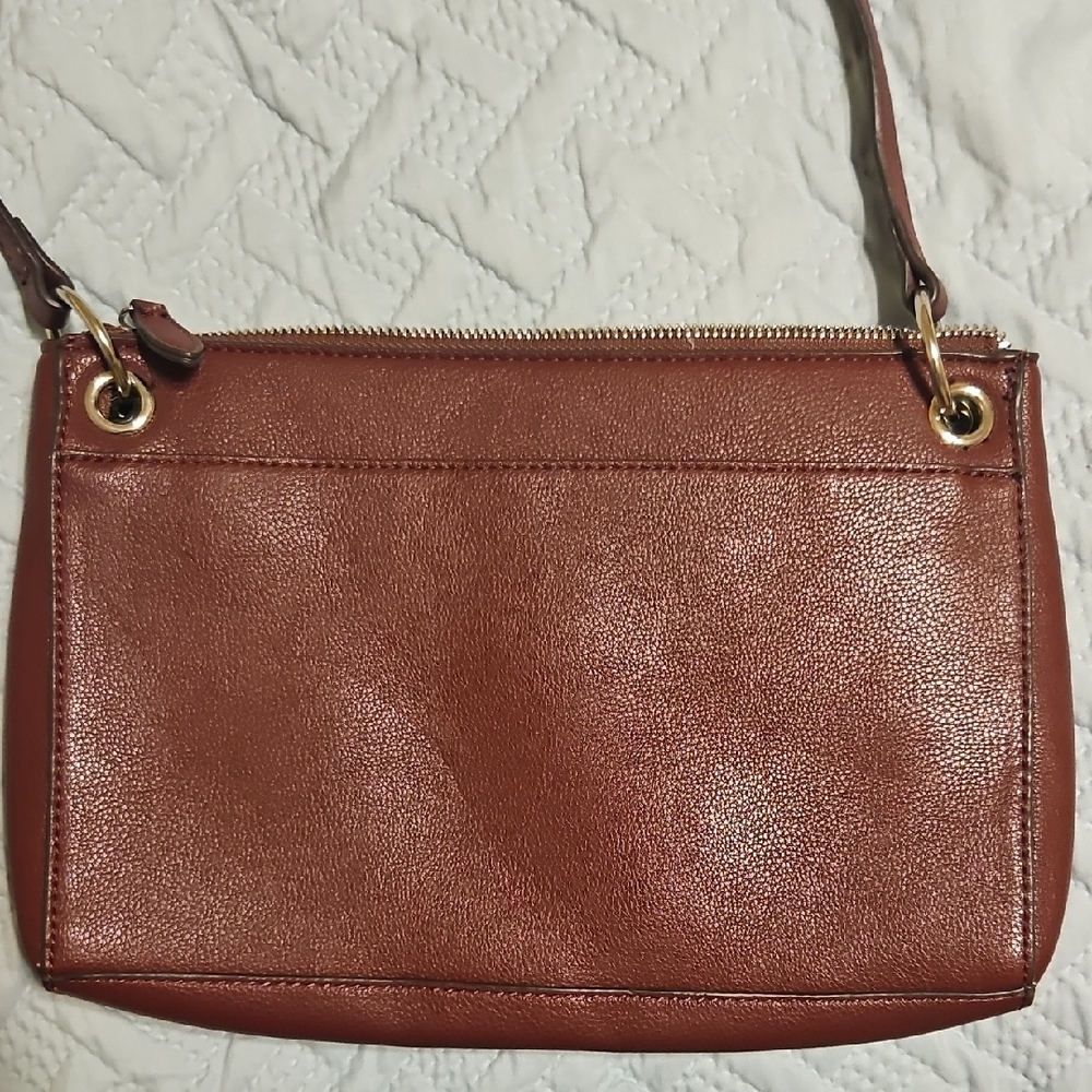 Brown Leather Crossbody Bag - Picture 2 of 7